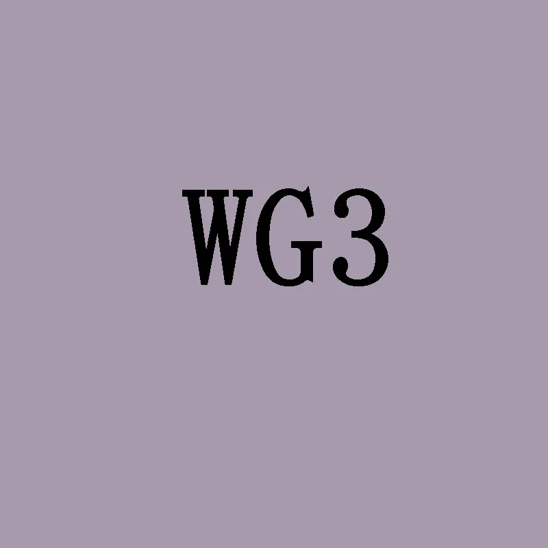 WG3 1 шт., 168 цветов, эскизный маркер, маслянистая художественная школьная Ручка, двуглавый, товары для рукоделия, маркеры для рисования, маркеры, набор, манга - Цвет: WG3