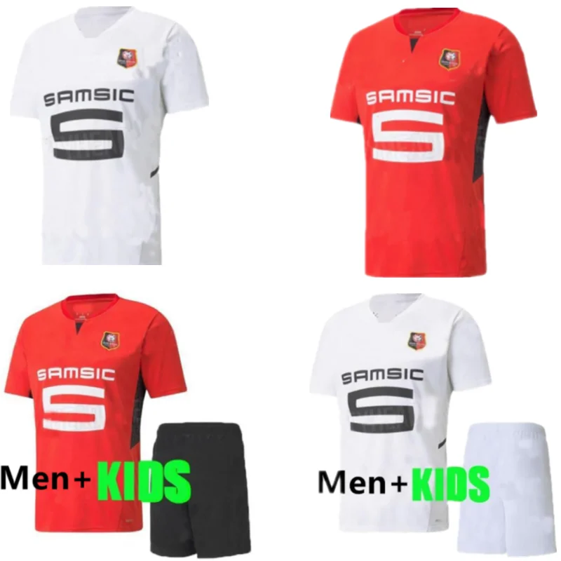 

2021/22 New Rennais Outdoor Adult Shirt Football Jersey Sportswear 21 22 Raphinha Camavinga Niang BOURIGEAUD Adult Football Shir
