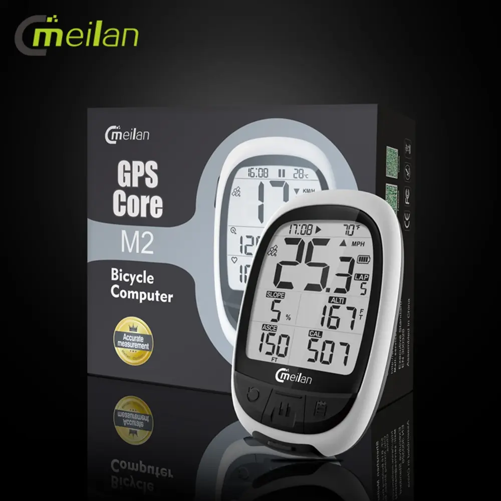 Велосипедный компьютер MEILAN M2 беспроводной GPS Измерение частоты сердечных