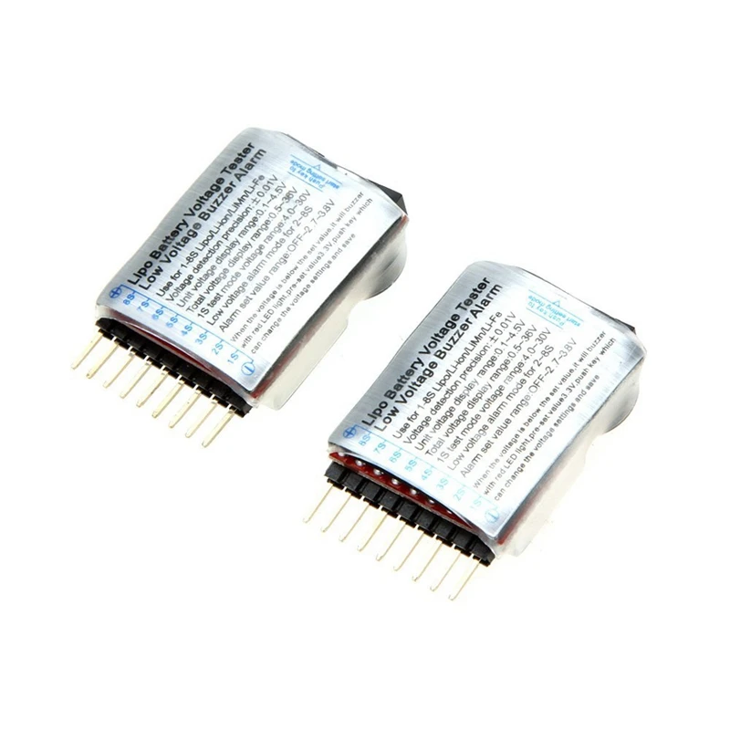 2 шт. 1 8S индикатор RC Li Ion Lipo батарея тестер низкого напряжения Звуковой сигнал
