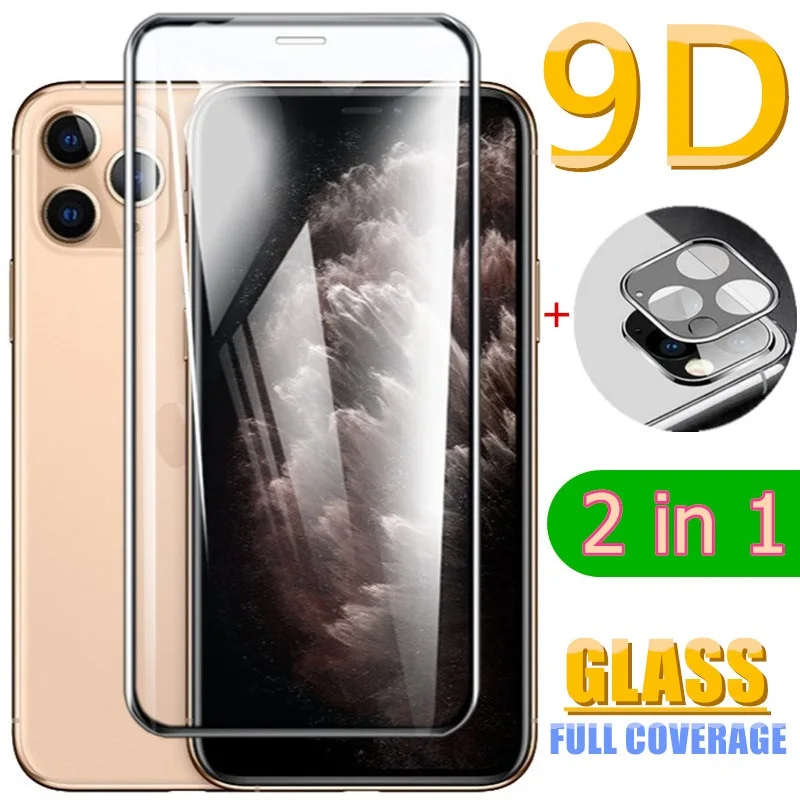 9D закаленное стекло для Iphone 11X8 7 6 6S Plus Защитная пленка для Apple Iphone 11 Pro X XS Max XR полное покрытие защита экрана