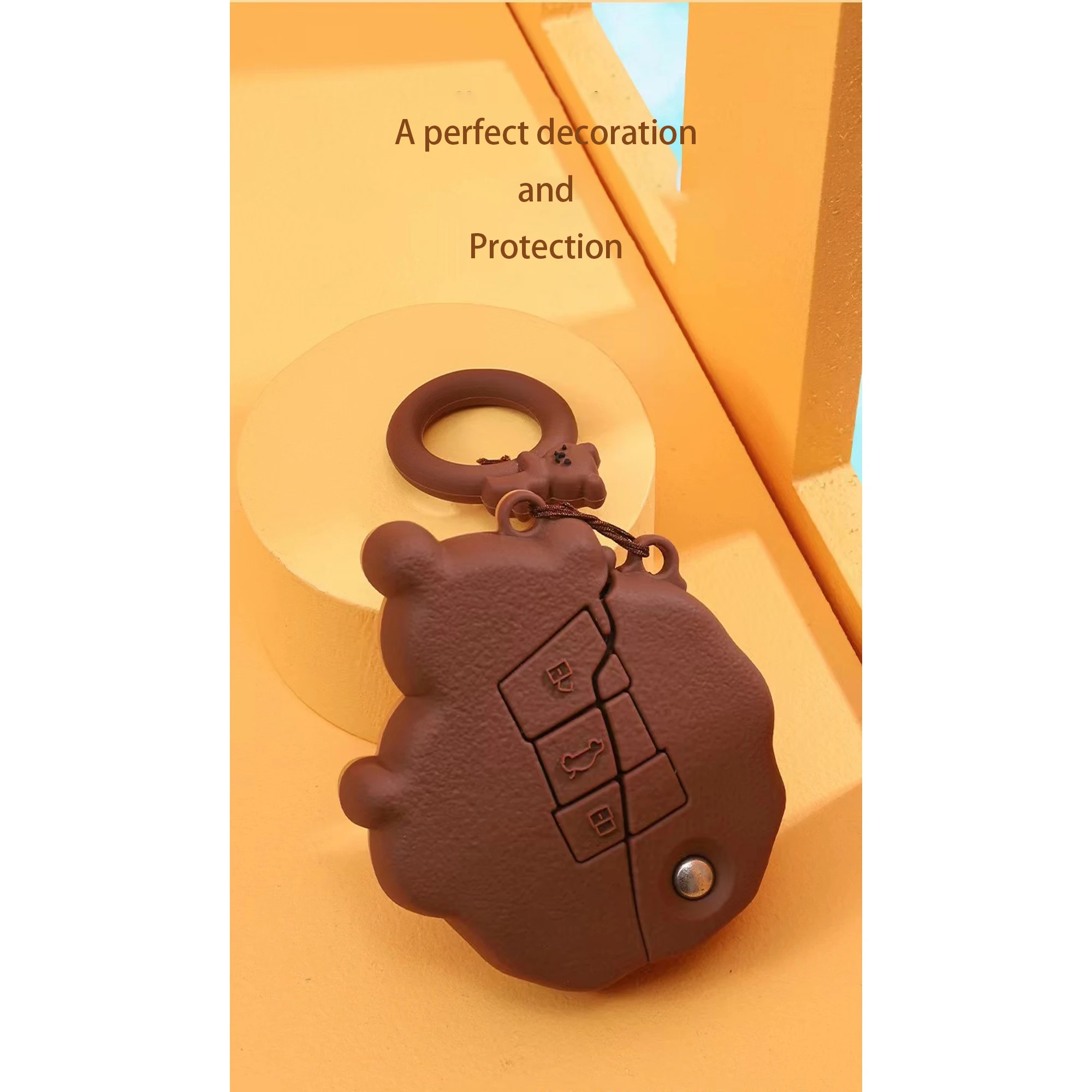 Милый чехол для автомобильного ключа украшение автомобильные аксессуары