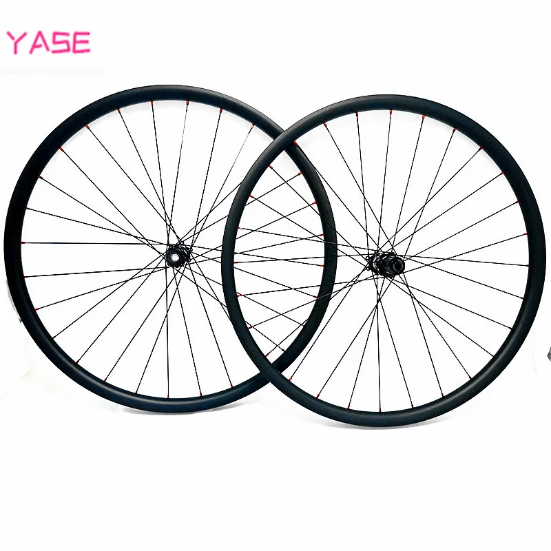 Карбоновое колесо 29 дюймов колесная пара 30x25 мм асимметричное фото дисковое D791SB