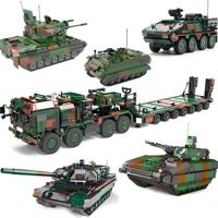 new xingbao military bricks mah hx 8 elefant tractor truck tracked armored vehicle tank building blocks bricks educational toys