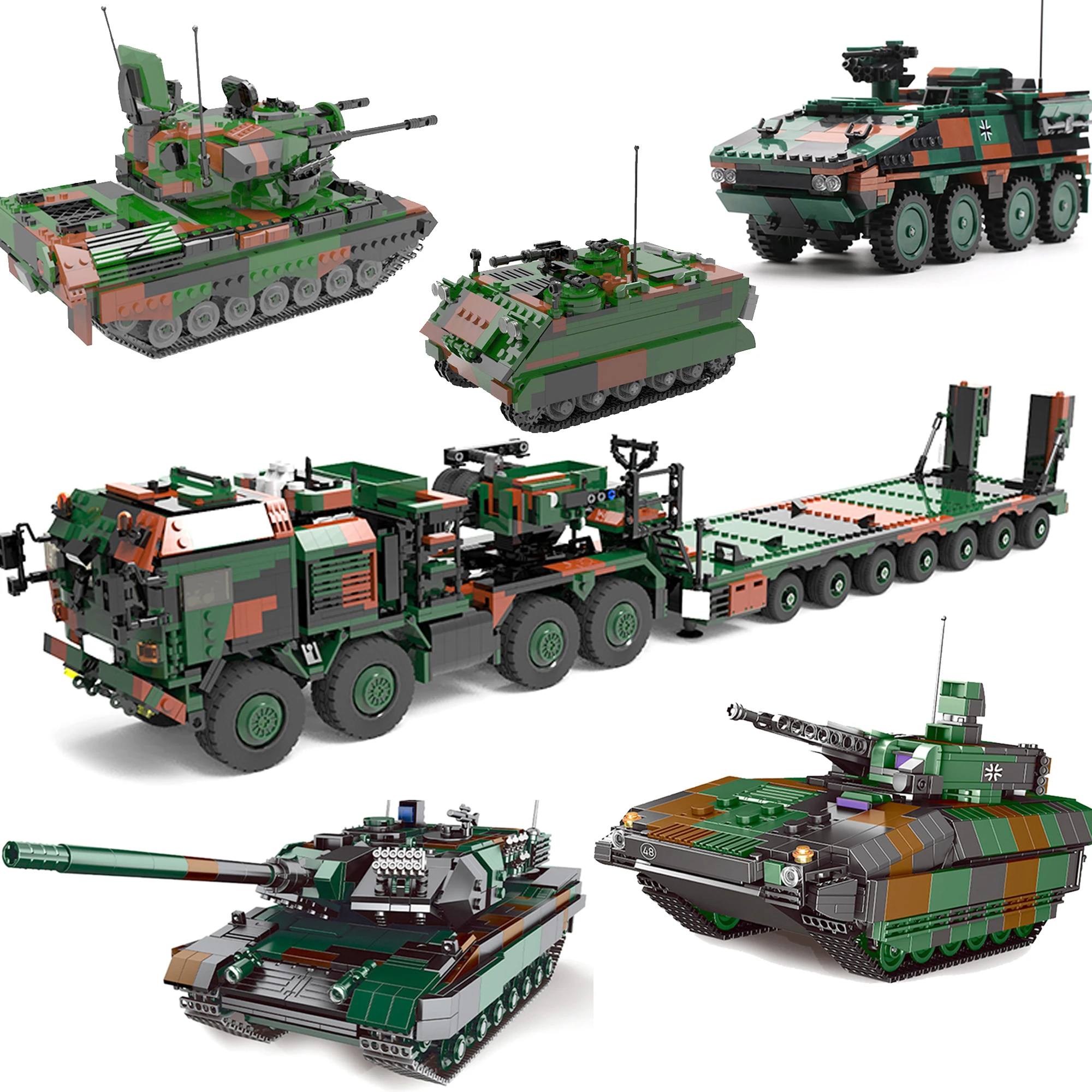 Новый Xingbao военный кирпичи мА/ч HX 8 элефант седельный тягач гусеничный