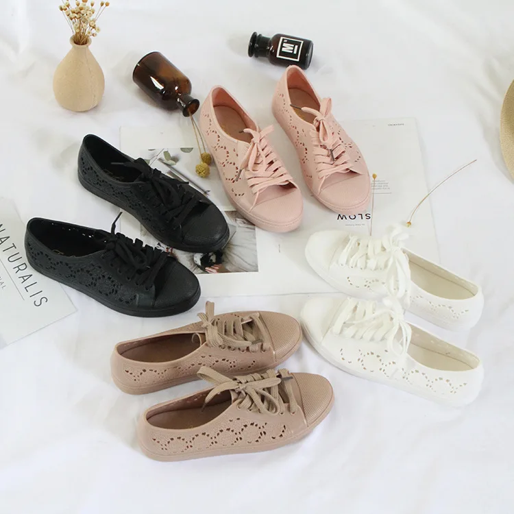 Женские прозрачные сандалии Melissa мягкие повседневные кружевные туфли на