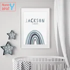 Личная фотография на заказ, фотография на холсте с радужной стеной