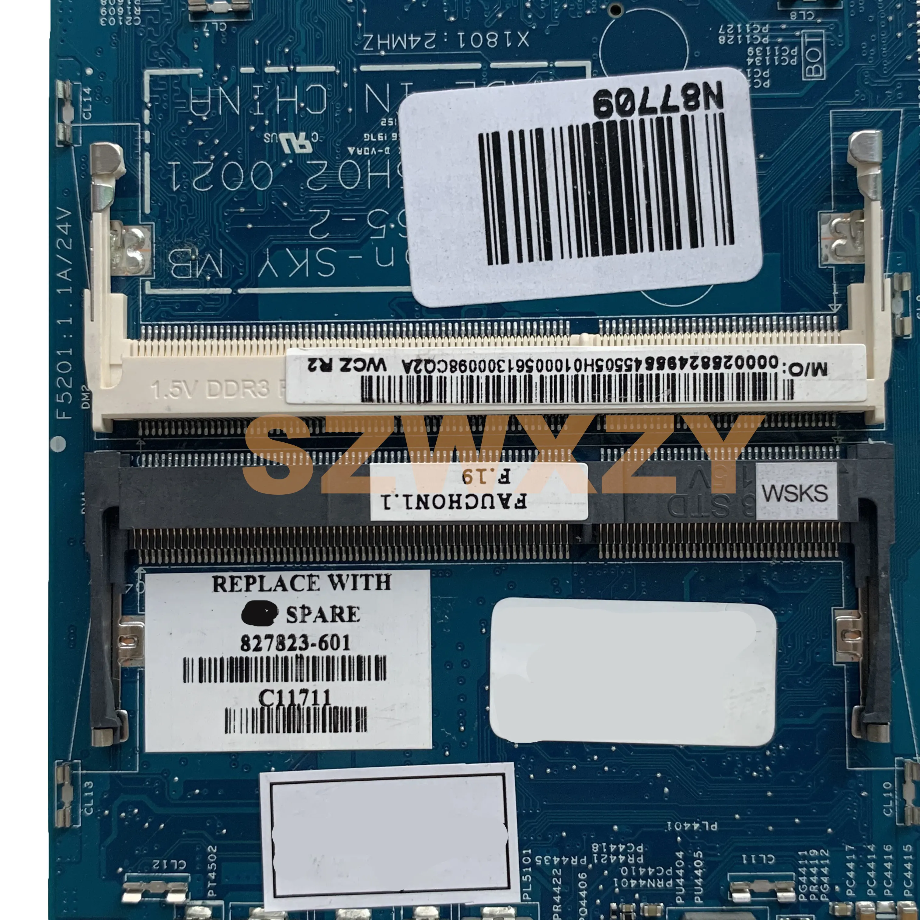 Материнская плата для ноутбука HP Pavilion X360 Convertible 13-S 13T-S100 Series с SR2EY I5-6200u 827823-601 827823-001