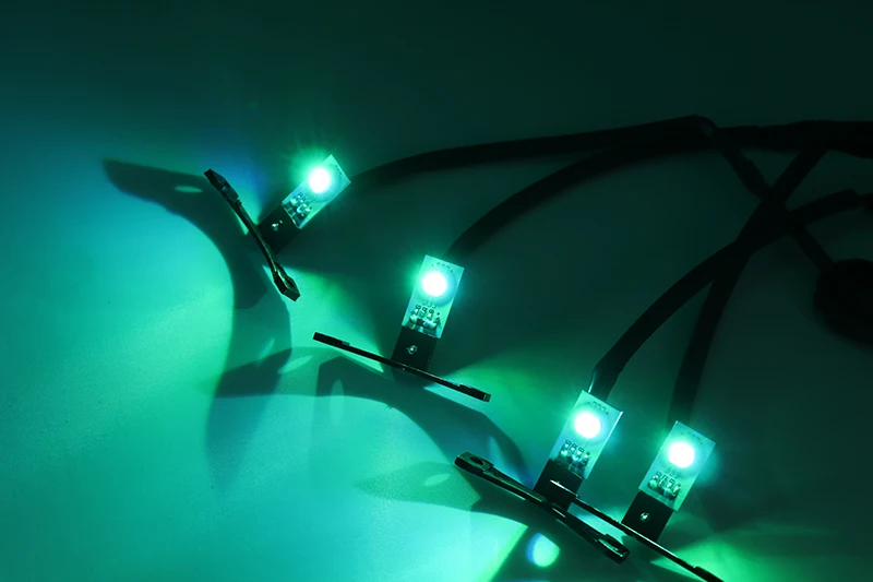 4 шт. многоцветный RGB Demon Eye светодиодный devil eyes с беспроводным пультом дистанционного управления для двойных линз автомобиля мотоцикла фары проектор модифицированный