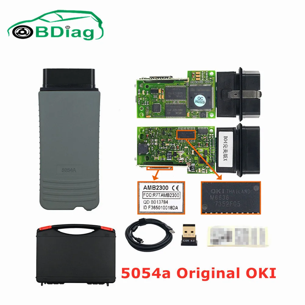 A + синяя лампа VAS5054A V5.1.6 совместимая с Bluetooth VAS5054 оригинальный OKI полный чип VAS6154 WIFI