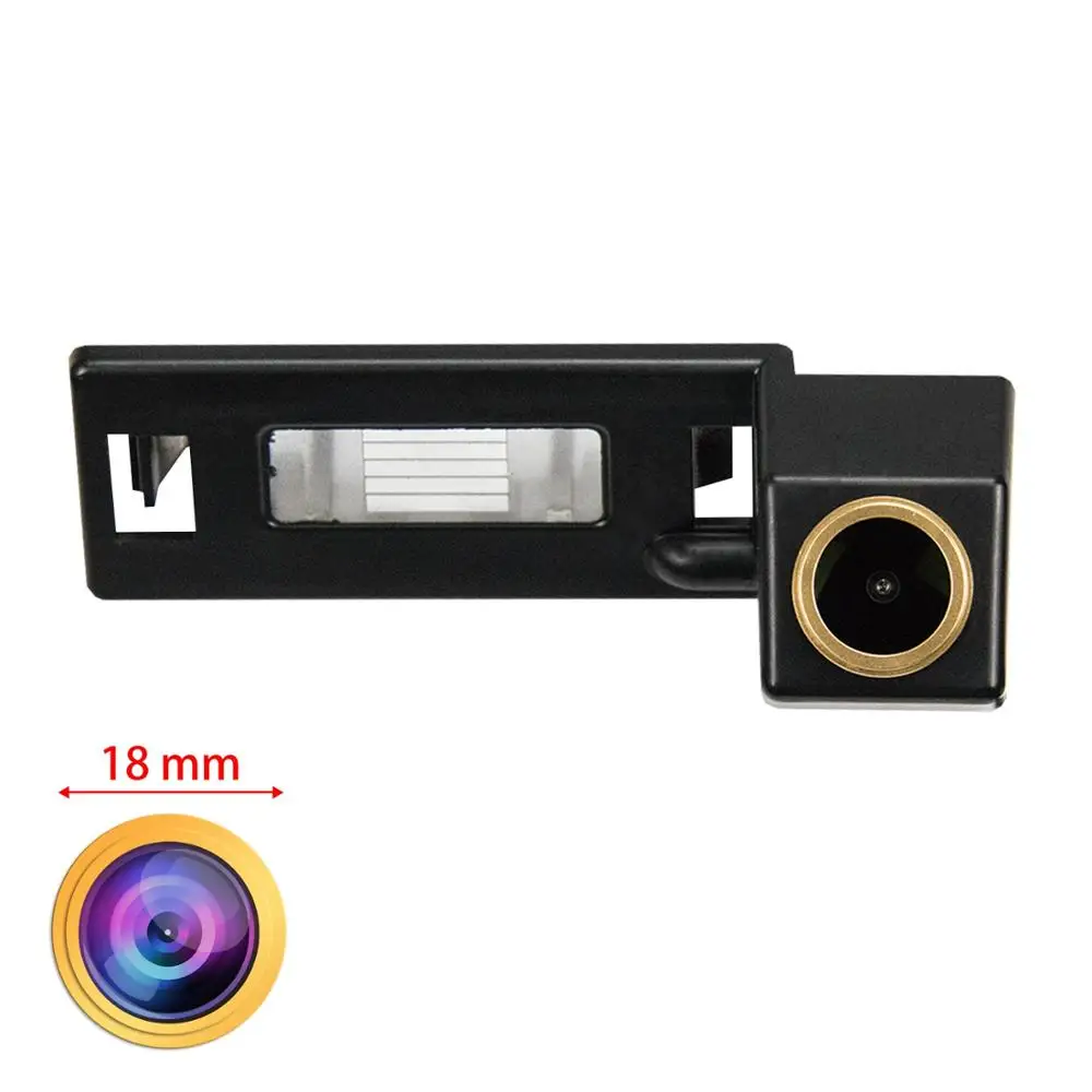Задняя фотокамера HD 1280x720p Золотая для Audi A1 A4 B8 A5 5D S5 TT Roadster Q5 RS Skoda Superb|Камеры