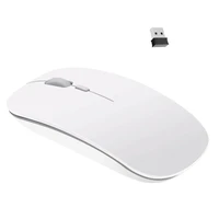 usb mute wireless computer mouse 2 4g receiver super slim mouse wireless dual mode mouse for pc laptop