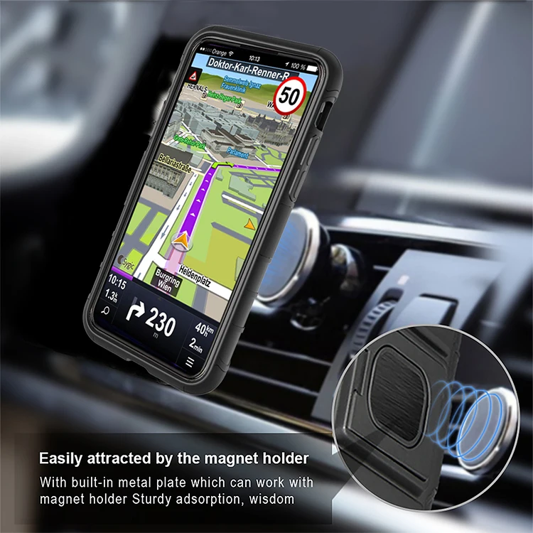 

New arrival 5 in 1 PC shockproof cell phone case for iphone 11pro