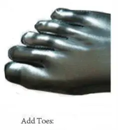 add toes Заказные варианты плата - Цвет: add toes