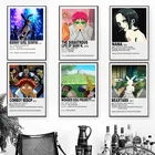 Плакат с изображением знаменитого аниме-фильма, настенный плакат, Картина на холсте, скандинавские плакаты и принты для декора гостиной