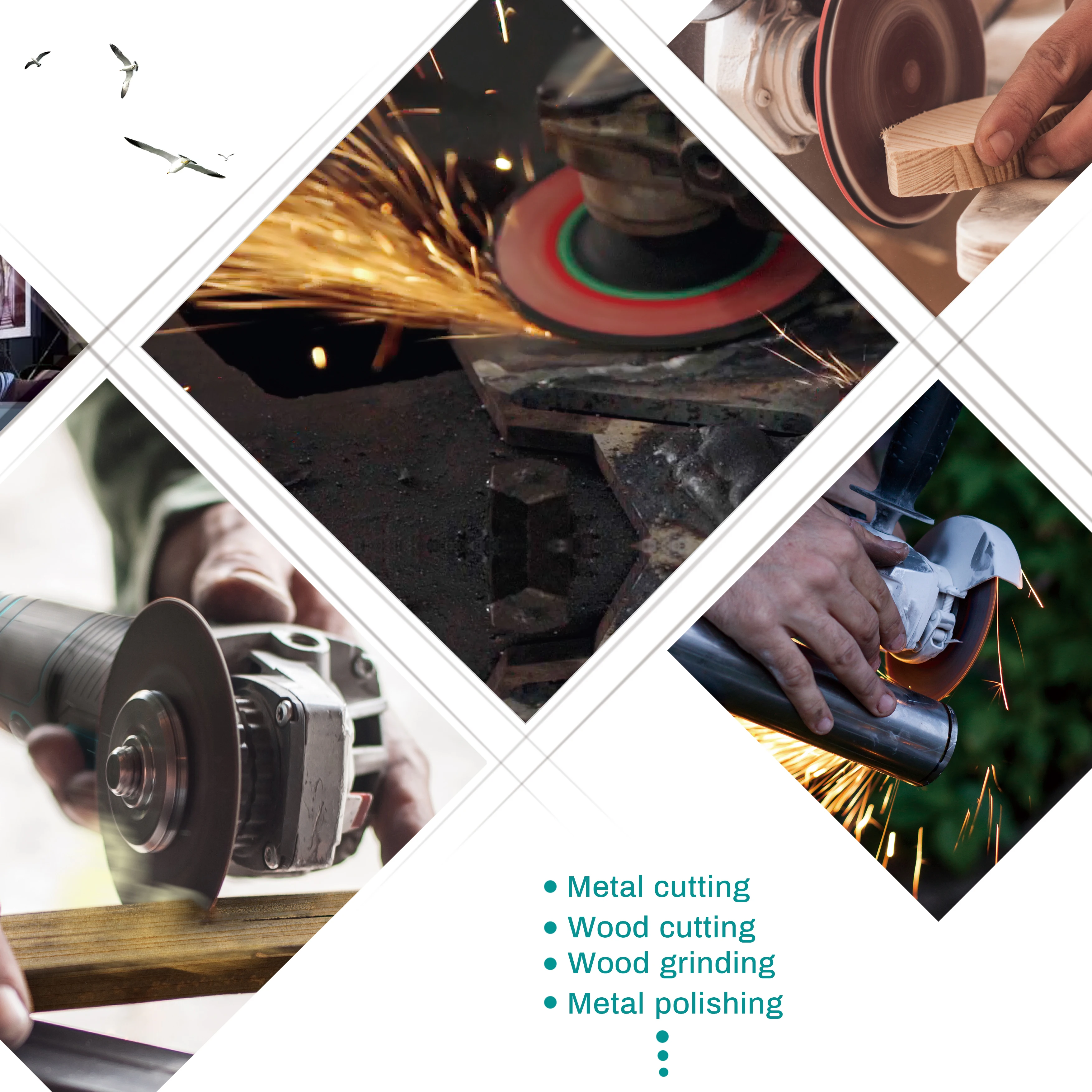 Бесщеточный электрический шлифовальный аппарат без аккумулятора для мощных инструментов Makita для резки и полировки.