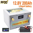 Аккумулятор Lifepo4 12,8 В ач с аккумулятором BMS 12 В Ач для бытовой техники, инвертор для гольф-мобиля с зарядным устройством