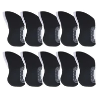 10pcs golf iron cover sturdy durable cue head protective cover exquisite stitching amusement groups golf accessories