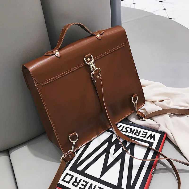 Корейская версия Retro College wind сумка на плечо женская модная большая емкость рюкзак