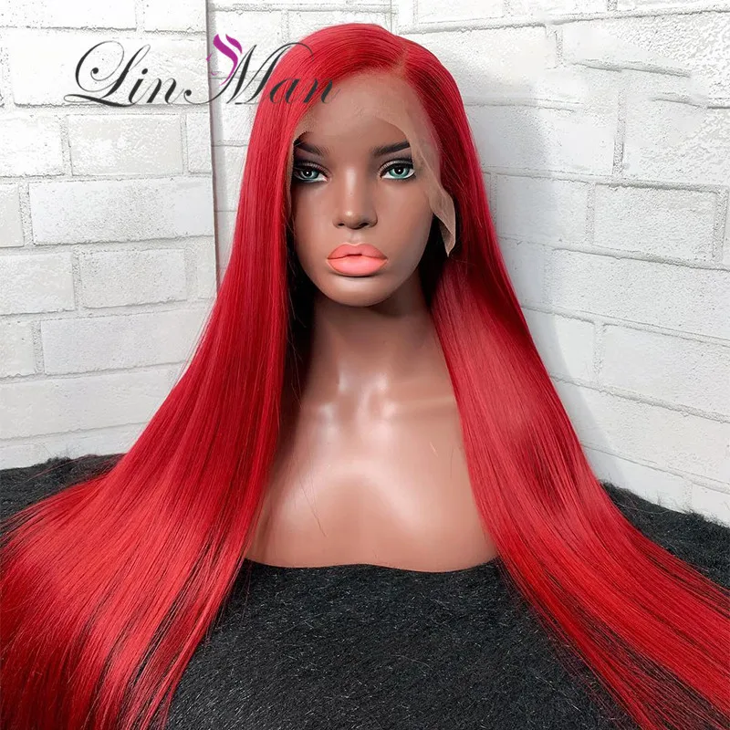 Парики из натуральных волос на кружевном фронте бразильские прямые волосы Remy