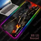 Игровой RGB коврик для мыши XGZ World of Tanks, большой коврик для мыши со светодиодной подсветкой и USB-клавиатурой, цветной Настольный коврик для мыши, коврик для ПК, ноутбука, настольного компьютера