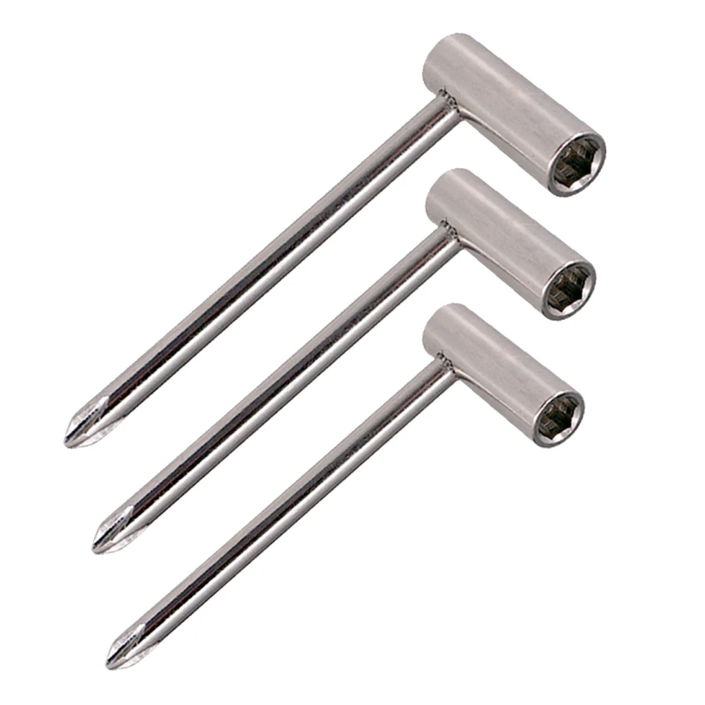 

Guitar Repair Kit Rod Wrench Bridge Adjustment Wrench Tool -Silver
