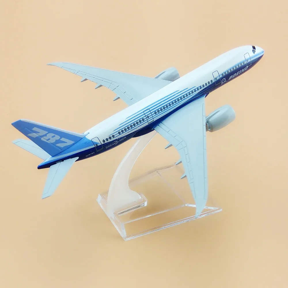 Металлический Прототип самолета 16 см модель авиакомпании Боинг 787 B787 ProtoMech с