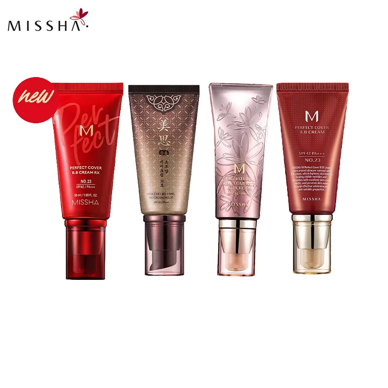 

MISSHA M Signature Real Complete BB Cream Perfect Cover BB Cream Cho Bo Yang BB Cream Makeup BB Cream Original Korean Cosmetics