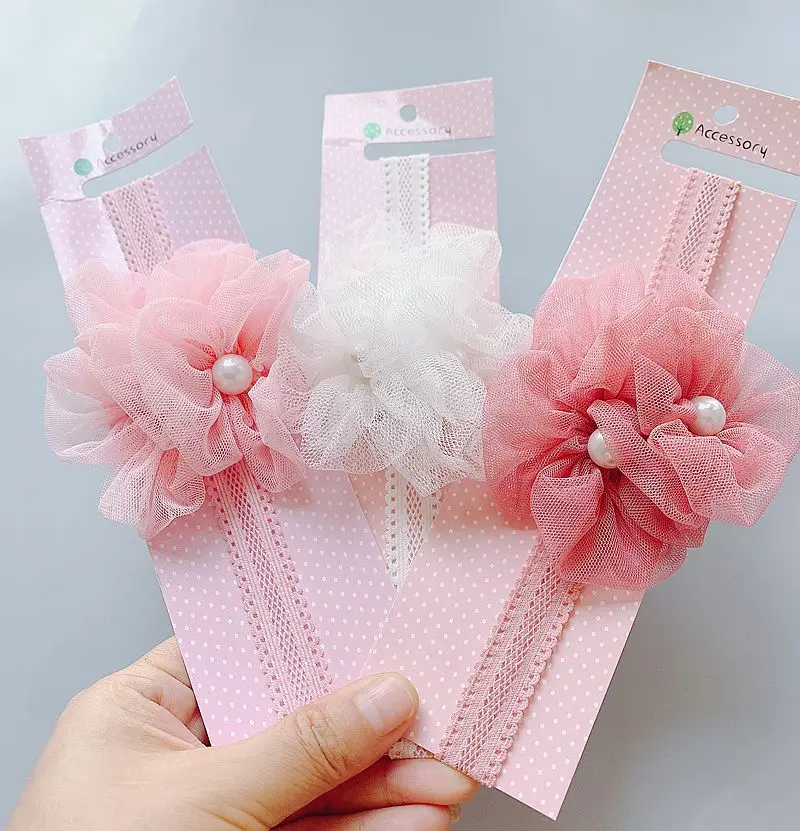 

New children's headdress handmade bow headband
