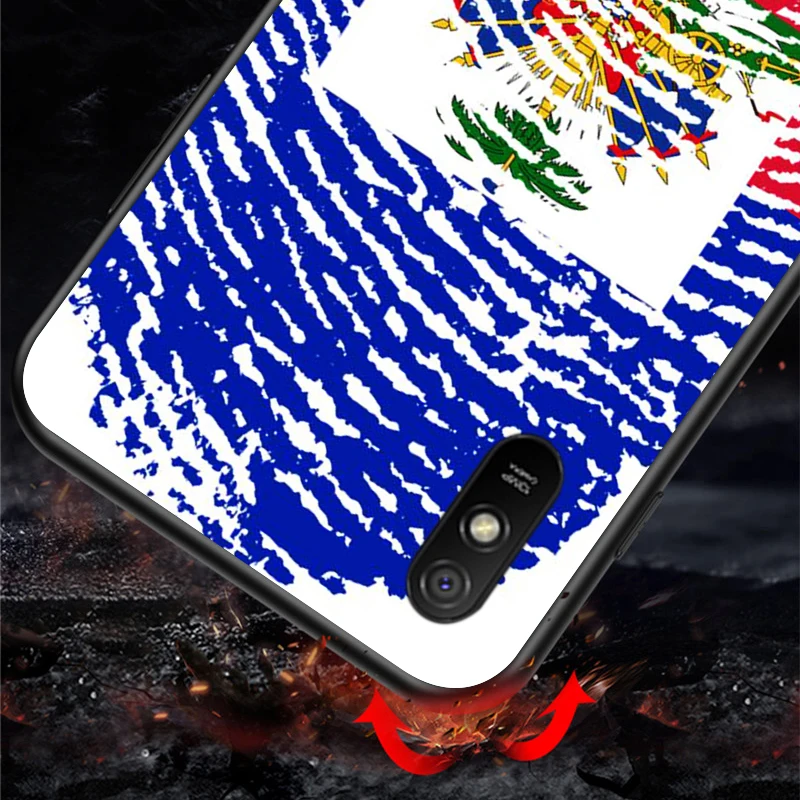 

Vintage Haitian Flag For Xiaomi Redmi 10X Pro 5G 9C 9A 9 GO K20 8A 8 7A 7 S2 6A 6 5 5A 4X Pro Bright Black Phone Case