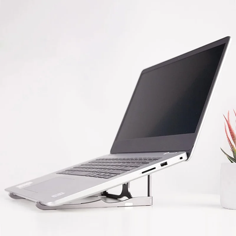 

Fashion Portable Laptop Stand Glasses Shaped Foldable Aluminium Alloy Laptop Stand Bracket Laptop Holder for Notebook iPad PC