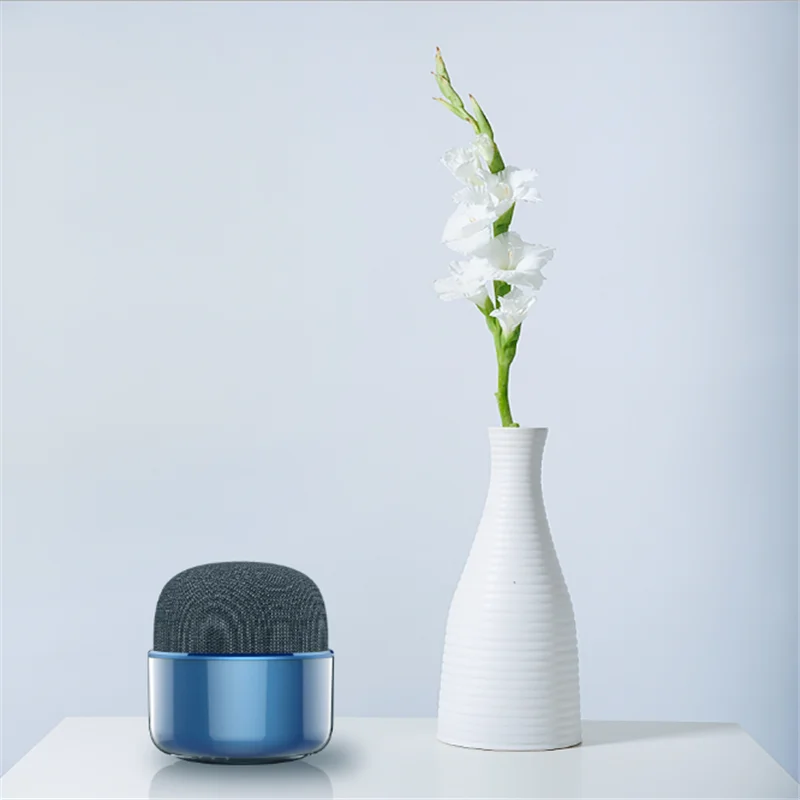 

mini Wireless Bluetooth speakers Circular fabric Portable microphone shape subwoofer Speaker hands-free call Music Stereo
