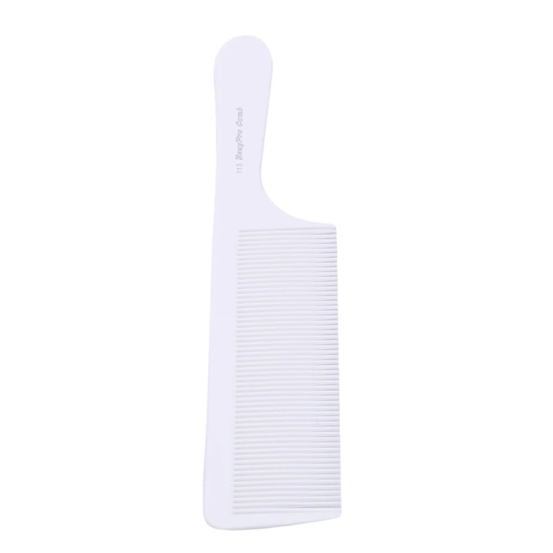 

1 PC Professional White Resin Cutting Comb Heat Resistant Salon Hair Trimmer Brushes Plastic Pin Tail Antistatic Comb