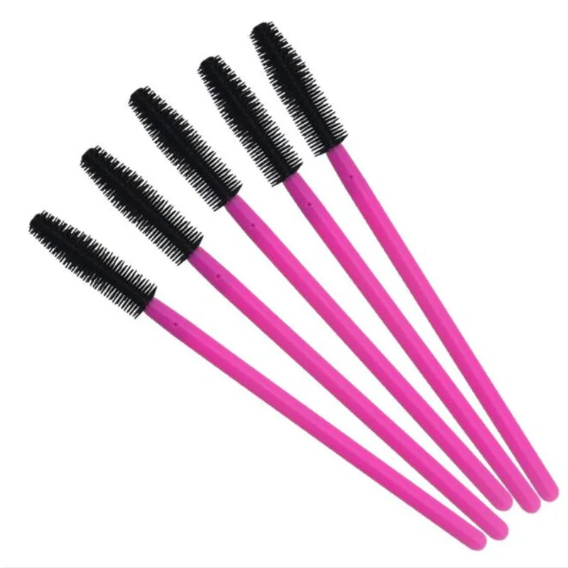 rose black Упаковка из 1000 одноразовая силиконовая ресница для туши, кисти для туши, палочки, аппликатор, кисточка для бровей, набор инструментов - Handle Color: rose black