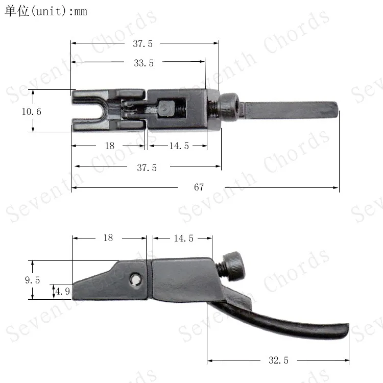 6 pcs vintage gesperrt string sättel für elektrische gitarre tremolo brücke doppel verriegelung systyem bl 3 free global shipping