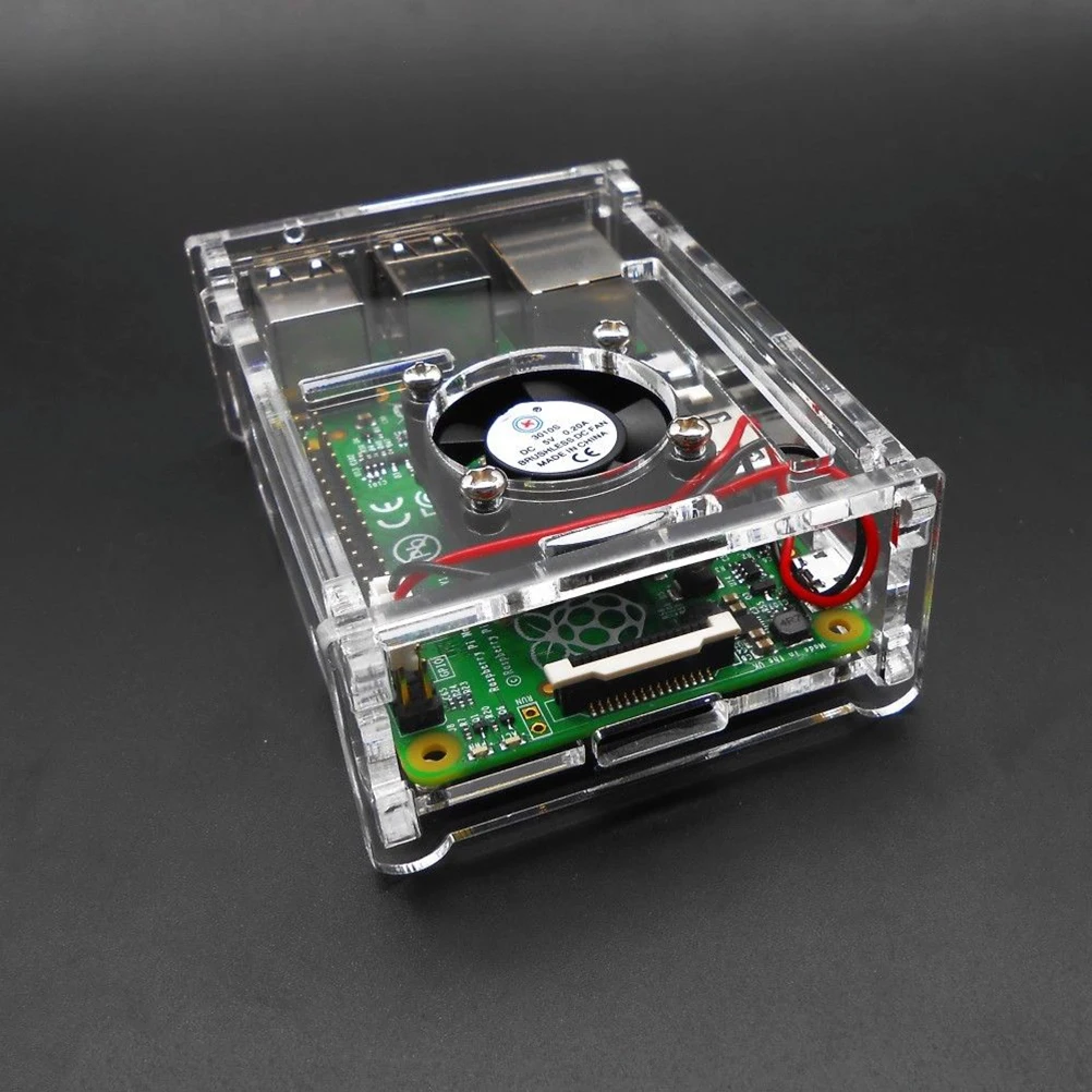 Для Raspberry 93x65x32 мм Pi 2/3/B + Прозрачный Премиум акриловый чехол | Компьютеры и офис