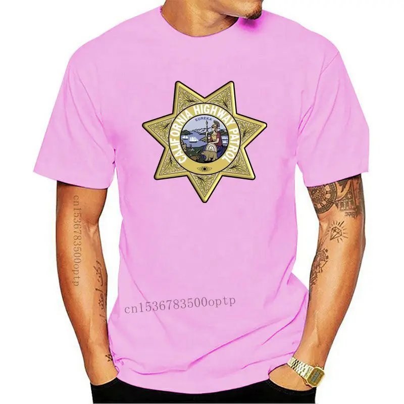 New 2021 Hot sale Fashion Men's California Highway Patrol Seal T-Shirt Tee shirt