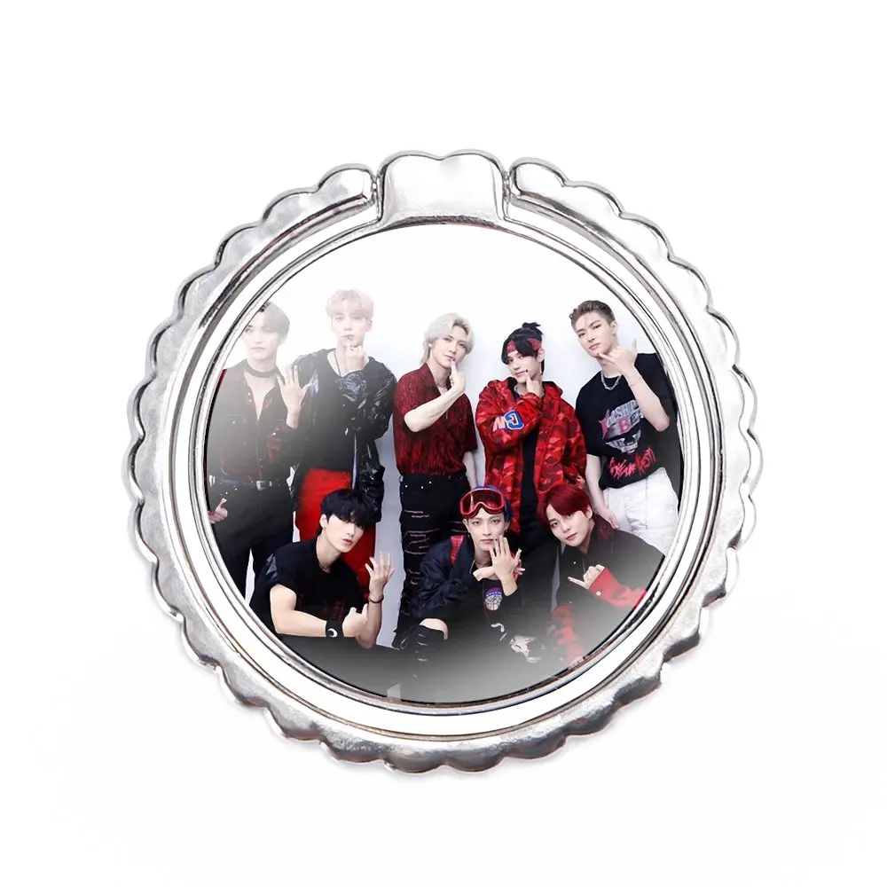 Kpop корейский мальчик группа ateez фотодержатель кольцо для пальца 360 градусов