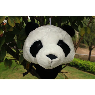 panda Плюшевый Рюкзак с 3D головой тигра и льва для женщин, панда, персональная пара, рюкзак с животными, женский рюкзак для путешествий, студенческие забавные школьные сумки - Цвет: panda