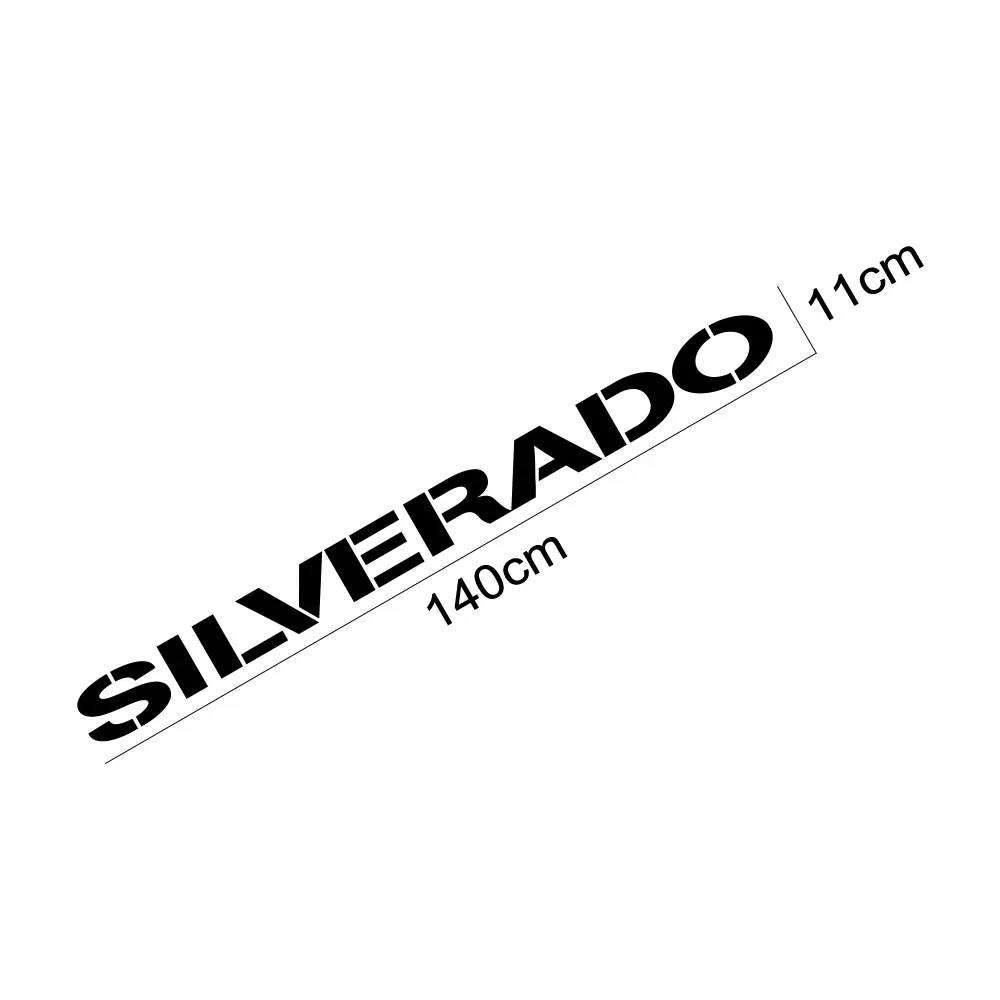 Наклейки для пикапа Chevrolet Silverado декор переднего лобового стекла автомобиля