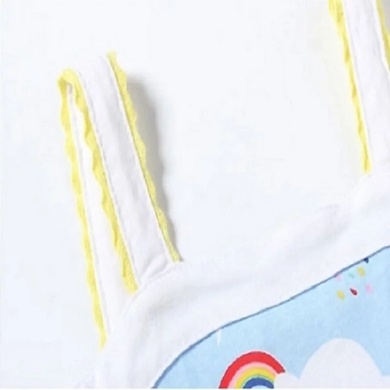 

Mudkingdom Summer Girl Dress Children Lovely Cotton Dress Cute Cartoon Print Little Girl Casual Sleeveless Dress Kids Clothes