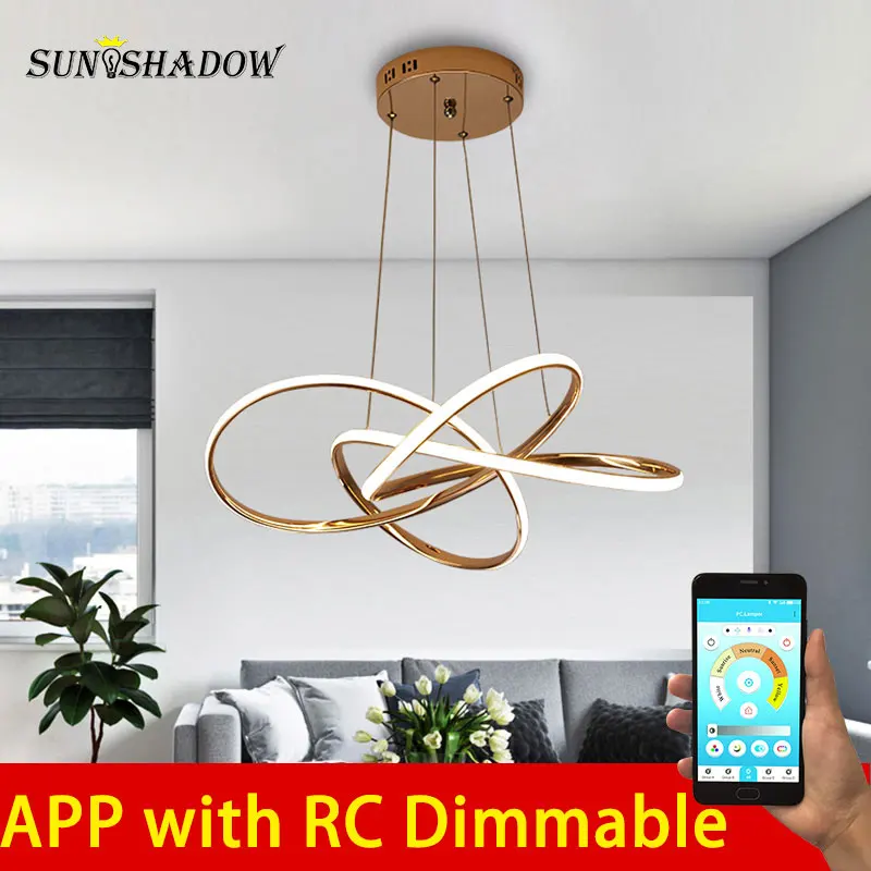 Люстра Светодиодная подвессветильник 110 В 220 для столовой кухни гостиной спальни