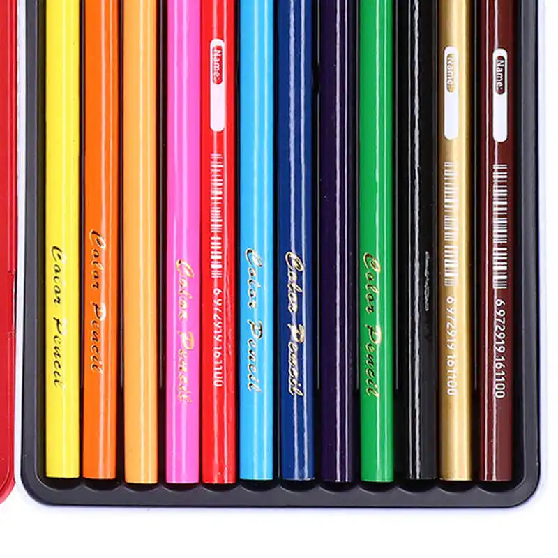 12/24 Colors Professional Watercolor Pencils Sets Water Soluble Coloring For Kids Adults Drawing Pencil | Игрушки и хобби