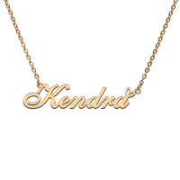 god with love heart personalized character necklace with name kendra for best friend jewelry gift