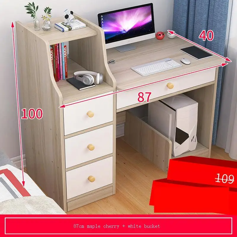 

Meuble офисной мебели Поддержка Ordinateur Портативный Schreibtisch кровать лоток Меса подставка для ноутбука прикроватный стол с книжный шкаф