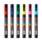 Фломастеры Uni-posca для рисования 2 шт.лот-Экстра тонкие-14 цветов (искусственно) постер рекламная ручка комикс Рисование Манга