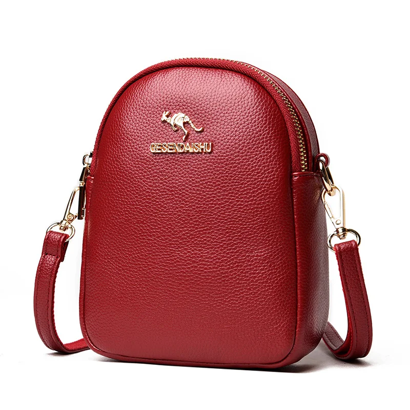 

Luxury Handbags Women Bags Designer Mobile Phone Bag New Solid Color Crossbody Bags for Women Leather Shoulder Bag Small Sac