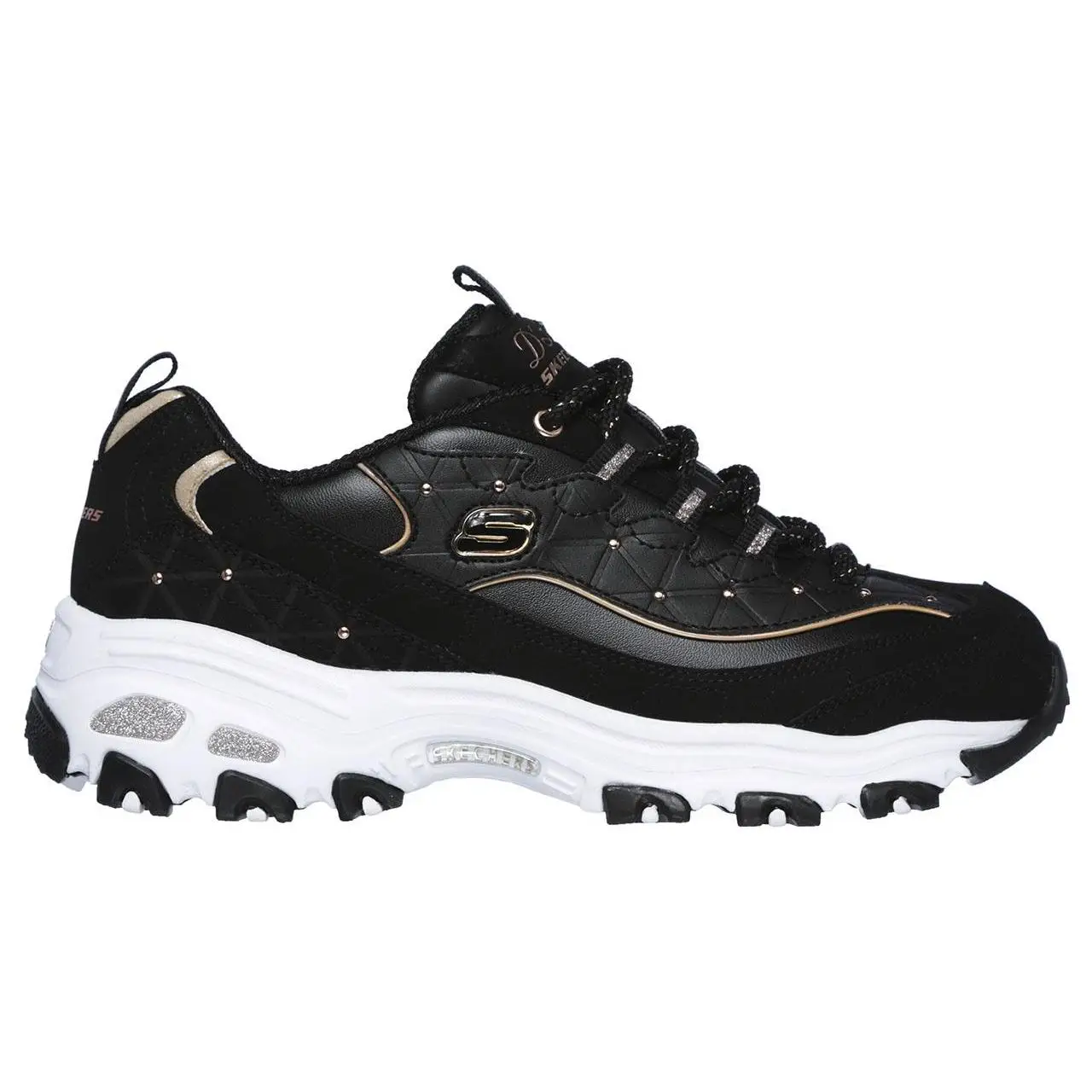 Женская обувь SKECHERS D LITES-GLAMOUR чувствует себя текстильной 13087 _  BKRG | Спорт и развлечения | АлиЭкспресс