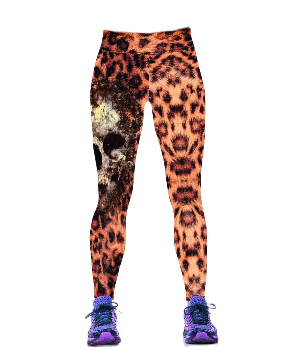 Новый дизайн винтажные синие штаны для фитнеса и йоги размера 4XL с высокой талией