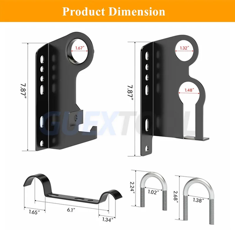 Для внедорожников кронштейнов и лопаток для установки на крышу |